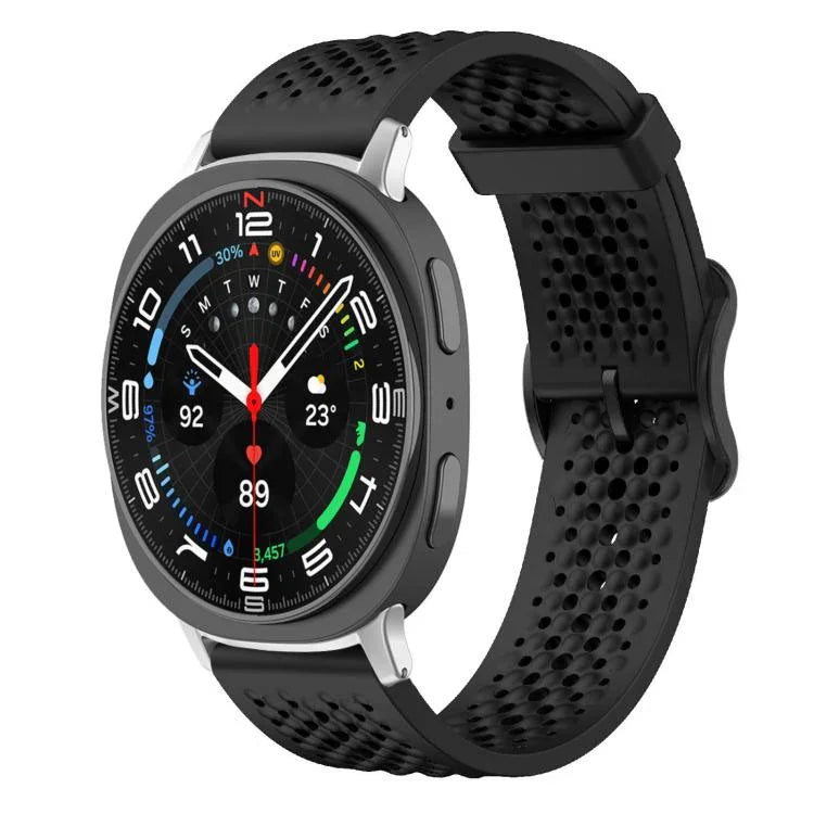 xDfind 通気性シリコンウォッチバンド、Samsung Galaxy Watch Ultra / Ultra 2025用、Samsung Galaxy Watch8 / 8 Classic用、Samsung Galaxy Watch 7 / 6 / 5 / FE用