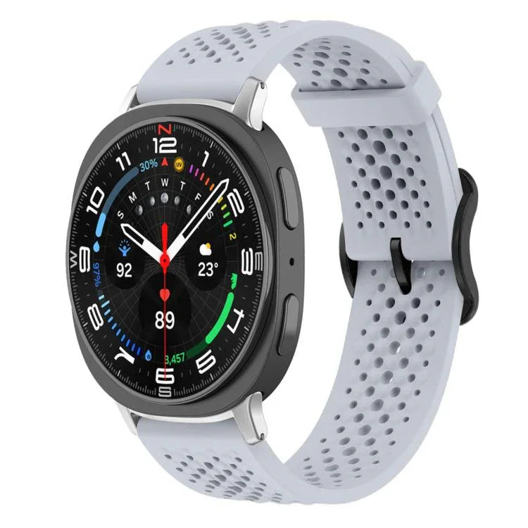 xDfind 通気性シリコンウォッチバンド、Samsung Galaxy Watch Ultra / Ultra 2025用、Samsung Galaxy Watch8 / 8 Classic用、Samsung Galaxy Watch 7 / 6 / 5 / FE用