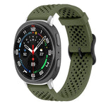 xDfind 通気性シリコンウォッチバンド、Samsung Galaxy Watch Ultra / Ultra 2025用、Samsung Galaxy Watch8 / 8 Classic用、Samsung Galaxy Watch 7 / 6 / 5 / FE用