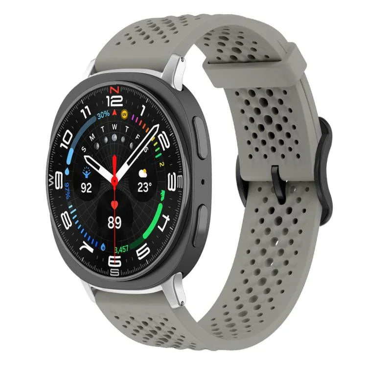 xDfind 通気性シリコンウォッチバンド、Samsung Galaxy Watch Ultra / Ultra 2025用、Samsung Galaxy Watch8 / 8 Classic用、Samsung Galaxy Watch 7 / 6 / 5 / FE用