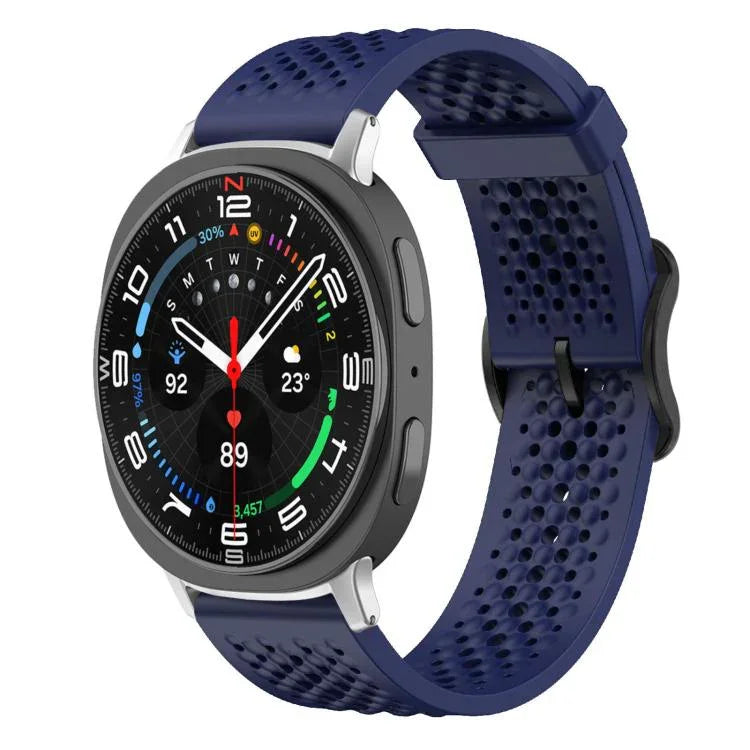 xDfind 通気性シリコンウォッチバンド、Samsung Galaxy Watch Ultra / Ultra 2025用、Samsung Galaxy Watch8 / 8 Classic用、Samsung Galaxy Watch 7 / 6 / 5 / FE用