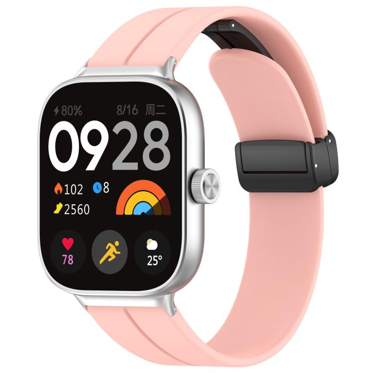 xDfind  Flat Head Groove Folding Black Buckle Silicone Watch Band, For Xiaomi Band 10 Pro / 9 Pro / Redmi Watch 6, For Redmi Watch 3 Active / Watch 3 Lite, For Redmi Watch 3