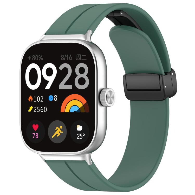 xDfind  Flat Head Groove Folding Black Buckle Silicone Watch Band, For Xiaomi Band 10 Pro / 9 Pro / Redmi Watch 6, For Redmi Watch 3 Active / Watch 3 Lite, For Redmi Watch 3
