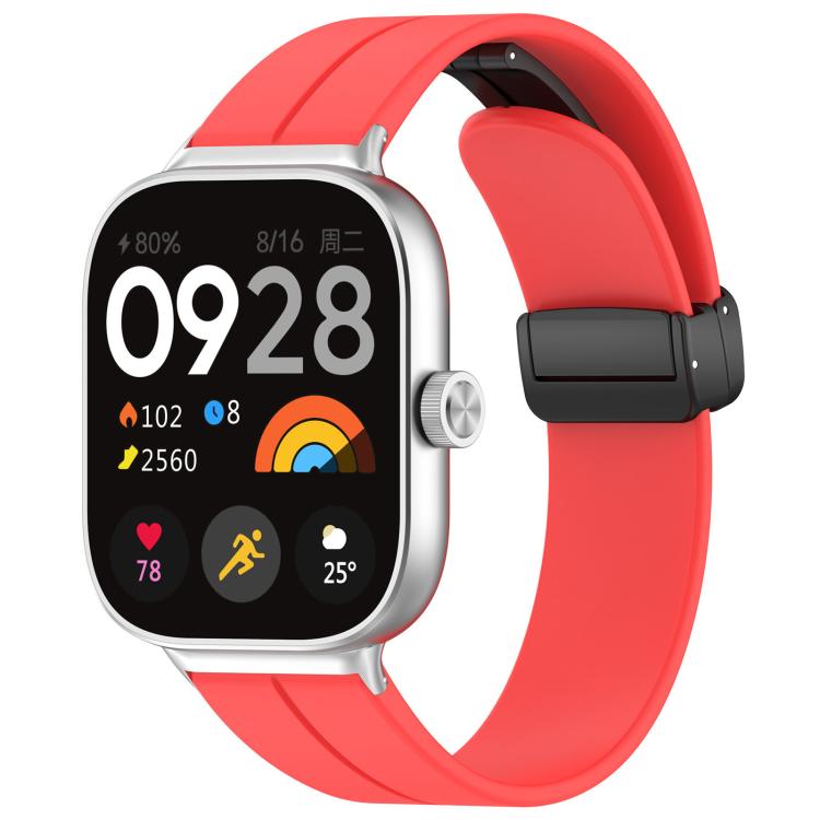 xDfind  Flat Head Groove Folding Black Buckle Silicone Watch Band, For Xiaomi Band 10 Pro / 9 Pro / Redmi Watch 6, For Redmi Watch 3 Active / Watch 3 Lite, For Redmi Watch 3