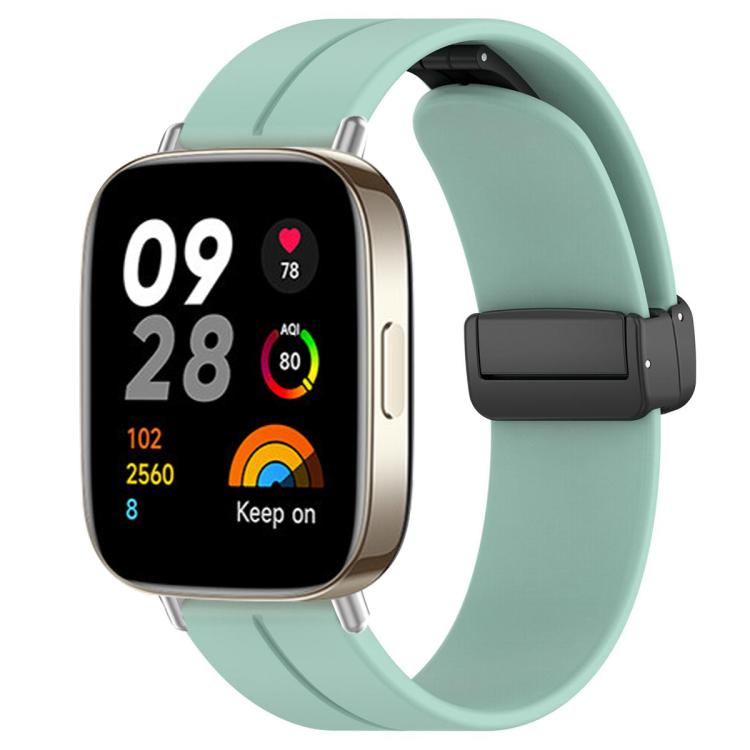 xDfind  Flat Head Groove Folding Black Buckle Silicone Watch Band, For Xiaomi Band 10 Pro / 9 Pro / Redmi Watch 6, For Redmi Watch 3 Active / Watch 3 Lite, For Redmi Watch 3