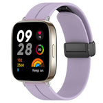 xDfind  Flat Head Groove Folding Black Buckle Silicone Watch Band, For Xiaomi Band 10 Pro / 9 Pro / Redmi Watch 6, For Redmi Watch 3 Active / Watch 3 Lite, For Redmi Watch 3