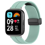 xDfind  Flat Head Groove Folding Black Buckle Silicone Watch Band, For Xiaomi Band 10 Pro / 9 Pro / Redmi Watch 6, For Redmi Watch 3 Active / Watch 3 Lite, For Redmi Watch 3