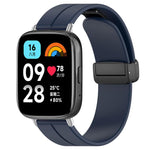 xDfind  Flat Head Groove Folding Black Buckle Silicone Watch Band, For Xiaomi Band 10 Pro / 9 Pro / Redmi Watch 6, For Redmi Watch 3 Active / Watch 3 Lite, For Redmi Watch 3