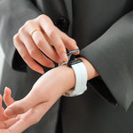 xDfind  Flat Head Groove Folding Black Buckle Silicone Watch Band, For Xiaomi Band 10 Pro / 9 Pro / Redmi Watch 6, For Redmi Watch 3 Active / Watch 3 Lite, For Redmi Watch 3