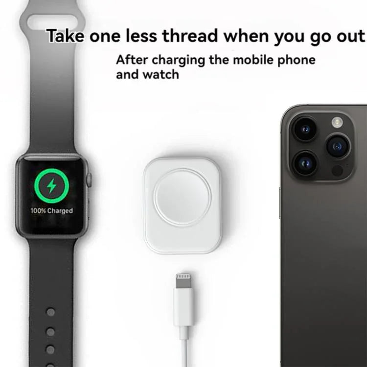 xDfind 8ピン ポータブルスマートウォッチ マグネット式ワイヤレス充電器 Apple Watch用