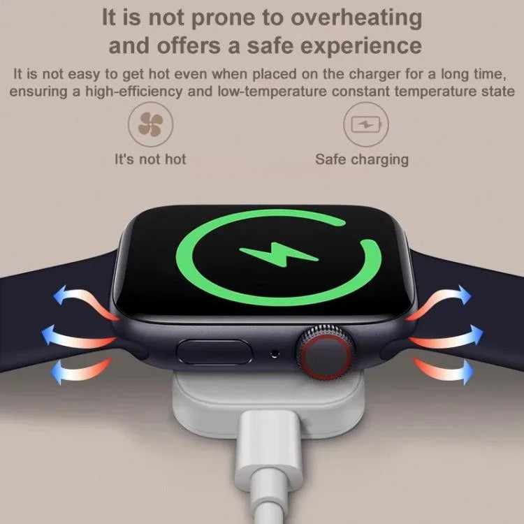 xDfind 8ピン ポータブルスマートウォッチ マグネット式ワイヤレス充電器 Apple Watch用