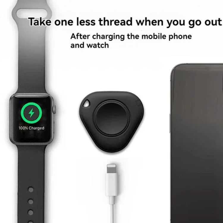 xDfind 8ピン＆Type-C ポータブルスマートウォッチ マグネット式ワイヤレス充電器 Apple Watch用