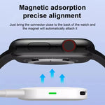 xDfind 8ピン＆Type-C ポータブルスマートウォッチ マグネット式ワイヤレス充電器 Apple Watch用