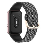 xDfindゴールドバックルプリントシリコンウォッチバンド、Samsung Galaxy Fit3用