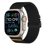 xDfind パラシュートバックル ストレッチナイロンウォッチバンド、Apple Watch 42 / 44 / 45 / 46 / 49mm用、Apple Watch 38 / 40 / 41 / S10 42mm用