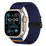 xDfind パラシュートバックル ストレッチナイロンウォッチバンド、Apple Watch 42 / 44 / 45 / 46 / 49mm用、Apple Watch 38 / 40 / 41 / S10 42mm用