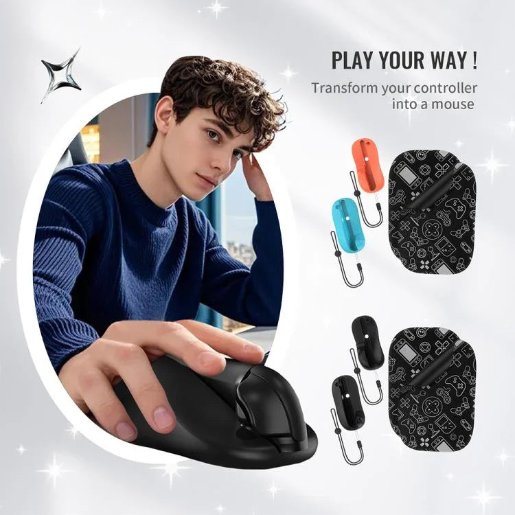 JYS NS2313 Left & Right Controller Mouse + Pad Joy-Con Adapter Stand, JYS-NS2313
