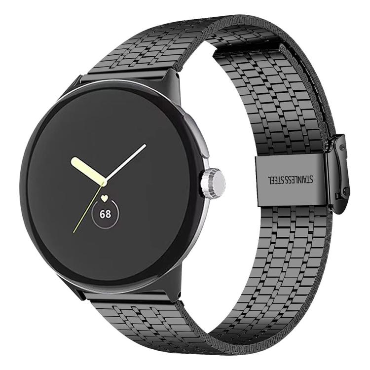 xDfind セブンビーズバックル ステンレススチールウォッチバンド、Google Pixel Watch 4 / Watch 3 45mm用、Google Pixel Watch 4 / 3 / 2 / 1 41mm用