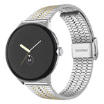 xDfind セブンビーズバックル ステンレススチールウォッチバンド、Google Pixel Watch 4 / Watch 3 45mm用、Google Pixel Watch 4 / 3 / 2 / 1 41mm用