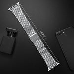 xDfind セブンビーズバックル ステンレススチールウォッチバンド、Apple Watch 42 / 44 / 45 / 46 / 49mm用、Apple Watch 38 / 40 / 41 / S10 42mm用