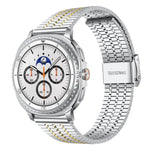 xDfindセブンビーズバックルステンレススチールウォッチバンド、Samsung Galaxy Watch Ultra / Ultra 2025用、Samsung Galaxy Watch8 / 8 Classic用、Samsung Galaxy Watch 7 / 6 / 5 / FE用
