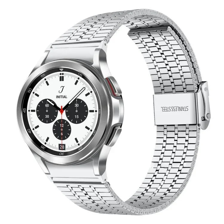 xDfindセブンビーズバックルステンレススチールウォッチバンド、Samsung Galaxy Watch Ultra / Ultra 2025用、Samsung Galaxy Watch8 / 8 Classic用、Samsung Galaxy Watch 7 / 6 / 5 / FE用