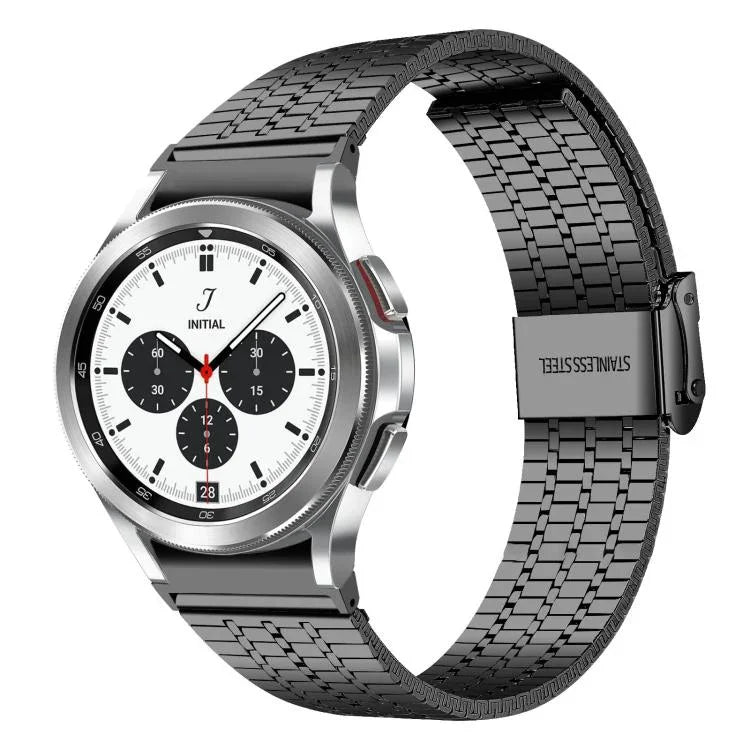 xDfindセブンビーズバックルステンレススチールウォッチバンド、Samsung Galaxy Watch Ultra / Ultra 2025用、Samsung Galaxy Watch8 / 8 Classic用、Samsung Galaxy Watch 7 / 6 / 5 / FE用