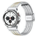 xDfindセブンビーズバックルステンレススチールウォッチバンド、Samsung Galaxy Watch Ultra / Ultra 2025用、Samsung Galaxy Watch8 / 8 Classic用、Samsung Galaxy Watch 7 / 6 / 5 / FE用