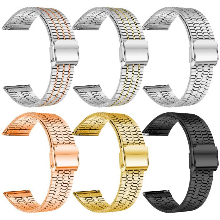 xDfindセブンビーズバックルステンレススチールウォッチバンド、Samsung Galaxy Watch Ultra / Ultra 2025用、Samsung Galaxy Watch8 / 8 Classic用、Samsung Galaxy Watch 7 / 6 / 5 / FE用