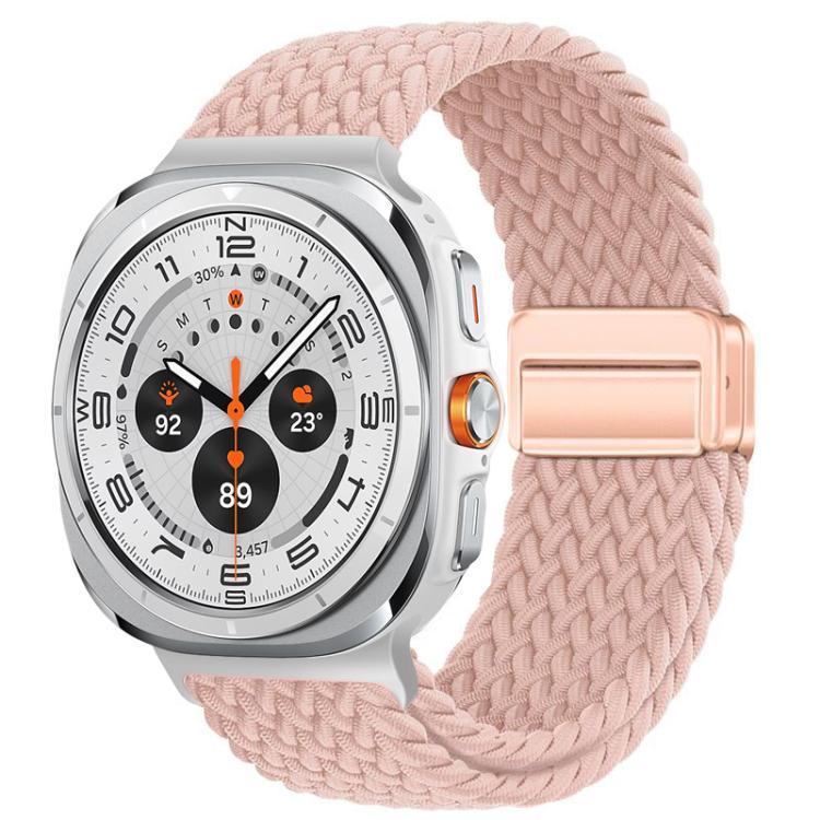 xDfind マグネティックバックル ナイロン編みループウォッチバンド、Samsung Galaxy Watch Ultra / Ultra 2025 用、Samsung Galaxy Watch8 / Watch8 Classic 用