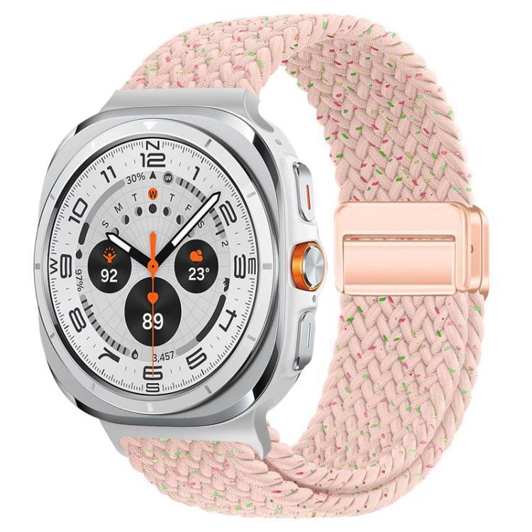 xDfind マグネティックバックル ナイロン編みループウォッチバンド、Samsung Galaxy Watch Ultra / Ultra 2025 用、Samsung Galaxy Watch8 / Watch8 Classic 用