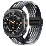 xDfind マグネティックバックル ナイロン編みループウォッチバンド、Samsung Galaxy Watch Ultra / Ultra 2025 用、Samsung Galaxy Watch8 / Watch8 Classic 用