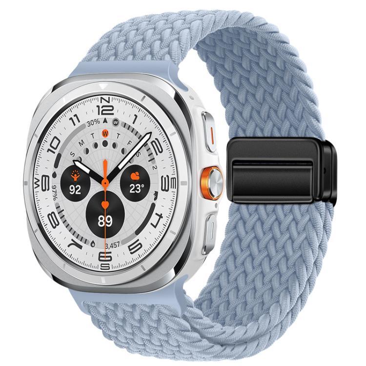 xDfind マグネティックバックル ナイロン編みループウォッチバンド、Samsung Galaxy Watch Ultra / Ultra 2025 用、Samsung Galaxy Watch8 / Watch8 Classic 用