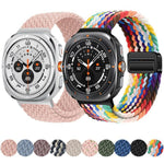 xDfind マグネティックバックル ナイロン編みループウォッチバンド、Samsung Galaxy Watch Ultra / Ultra 2025 用、Samsung Galaxy Watch8 / Watch8 Classic 用