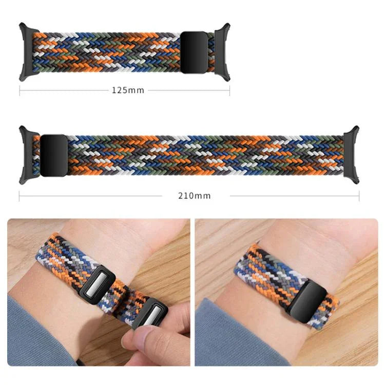 xDfind マグネティックバックル ナイロン編みループウォッチバンド、Samsung Galaxy Watch Ultra / Ultra 2025 用、Samsung Galaxy Watch8 / Watch8 Classic 用
