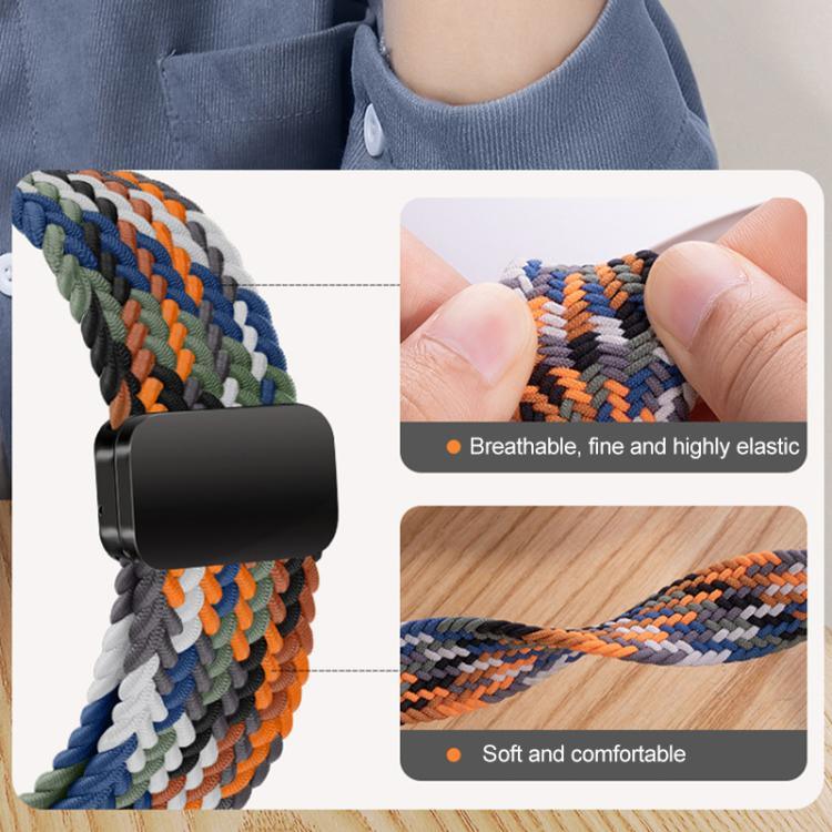 xDfind マグネティックバックル ナイロン編みループウォッチバンド、Samsung Galaxy Watch Ultra / Ultra 2025 用、Samsung Galaxy Watch8 / Watch8 Classic 用