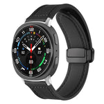 xDfind クレイジーホース柄シリコンスキン マグネティックバックルウォッチバンド、Samsung Galaxy Watch Ultra / Ultra 2025 用、Samsung Galaxy Watch8 / 8 Classic 用