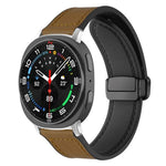 xDfind クレイジーホース柄シリコンスキン マグネティックバックルウォッチバンド、Samsung Galaxy Watch Ultra / Ultra 2025 用、Samsung Galaxy Watch8 / 8 Classic 用