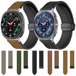 xDfind クレイジーホース柄シリコンスキン マグネティックバックルウォッチバンド、Samsung Galaxy Watch Ultra / Ultra 2025 用、Samsung Galaxy Watch8 / 8 Classic 用