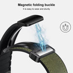 xDfind クレイジーホース柄シリコンスキン マグネティックバックルウォッチバンド、Samsung Galaxy Watch Ultra / Ultra 2025 用、Samsung Galaxy Watch8 / 8 Classic 用