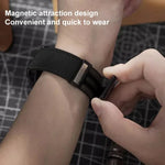 xDfind クレイジーホース柄シリコンスキン マグネティックバックルウォッチバンド、Samsung Galaxy Watch Ultra / Ultra 2025 用、Samsung Galaxy Watch8 / 8 Classic 用