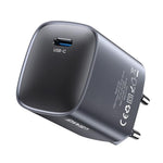 USAMS CC323 T66 45W USB-C / Type-C GaN急速充電器、EUプラグ、CC323