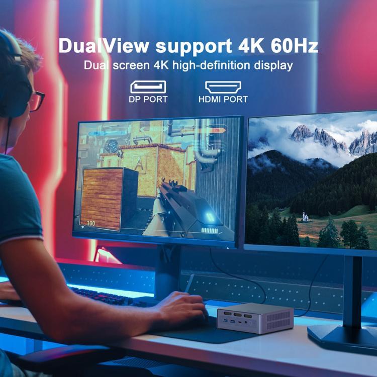 GXMO N9(N95) Windows 11 Intel ADL-N N95 4コアプロセッサ ミニコンピューター、16GB+512GB