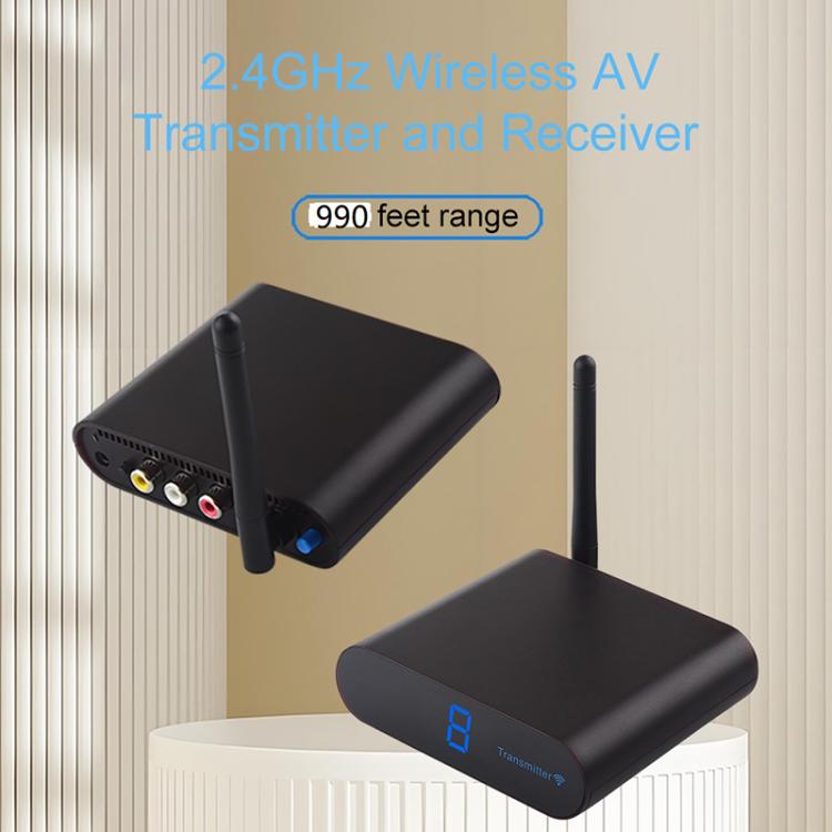 Measy AV230 2.4GHz ワイヤレス音声/映像送信機＆受信機 1送信機から2受信機へ, AV230-2