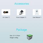 Measy AV230 2.4GHz ワイヤレス音声/映像送信機＆受信機 1送信機から2受信機へ, AV230-2