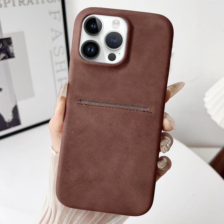 スキンフィールシープスキンカードスロット電話ケース、iPhone 12 / 12 Pro、iPhone 12 Pro Max対応