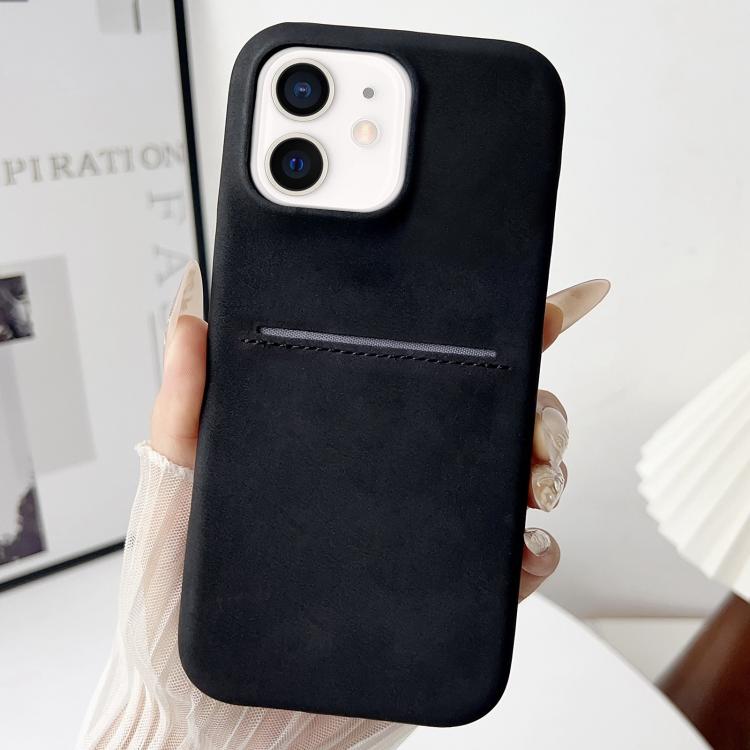 スキンフィールシープスキンカードスロット電話ケース、iPhone 12 / 12 Pro、iPhone 12 Pro Max対応