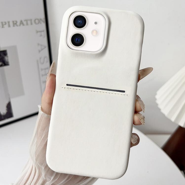 スキンフィールシープスキンカードスロット電話ケース、iPhone 12 / 12 Pro、iPhone 12 Pro Max対応