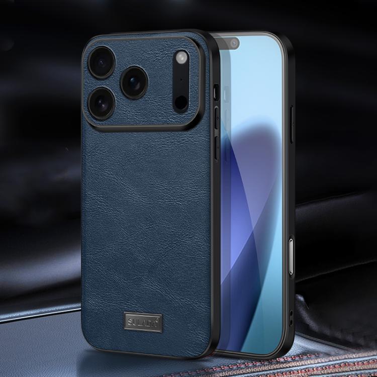 SULADA 衝撃吸収 TPU ハイブリッド 手作りレザー電話ケース、iPhone 17 Pro Max 用、iPhone 17 Pro 用、iPhone 17 用、iPhone Air 用