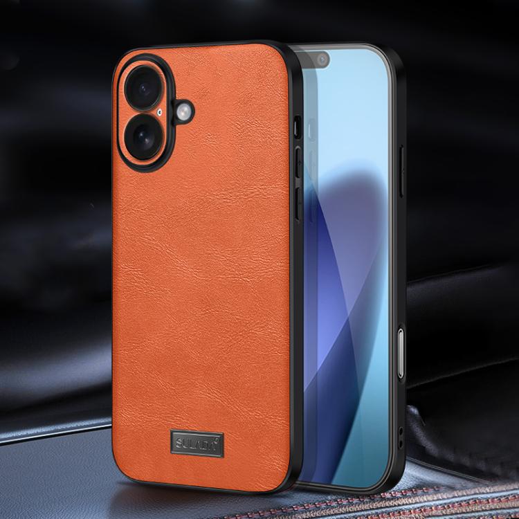 SULADA 衝撃吸収 TPU ハイブリッド 手作りレザー電話ケース、iPhone 17 Pro Max 用、iPhone 17 Pro 用、iPhone 17 用、iPhone Air 用